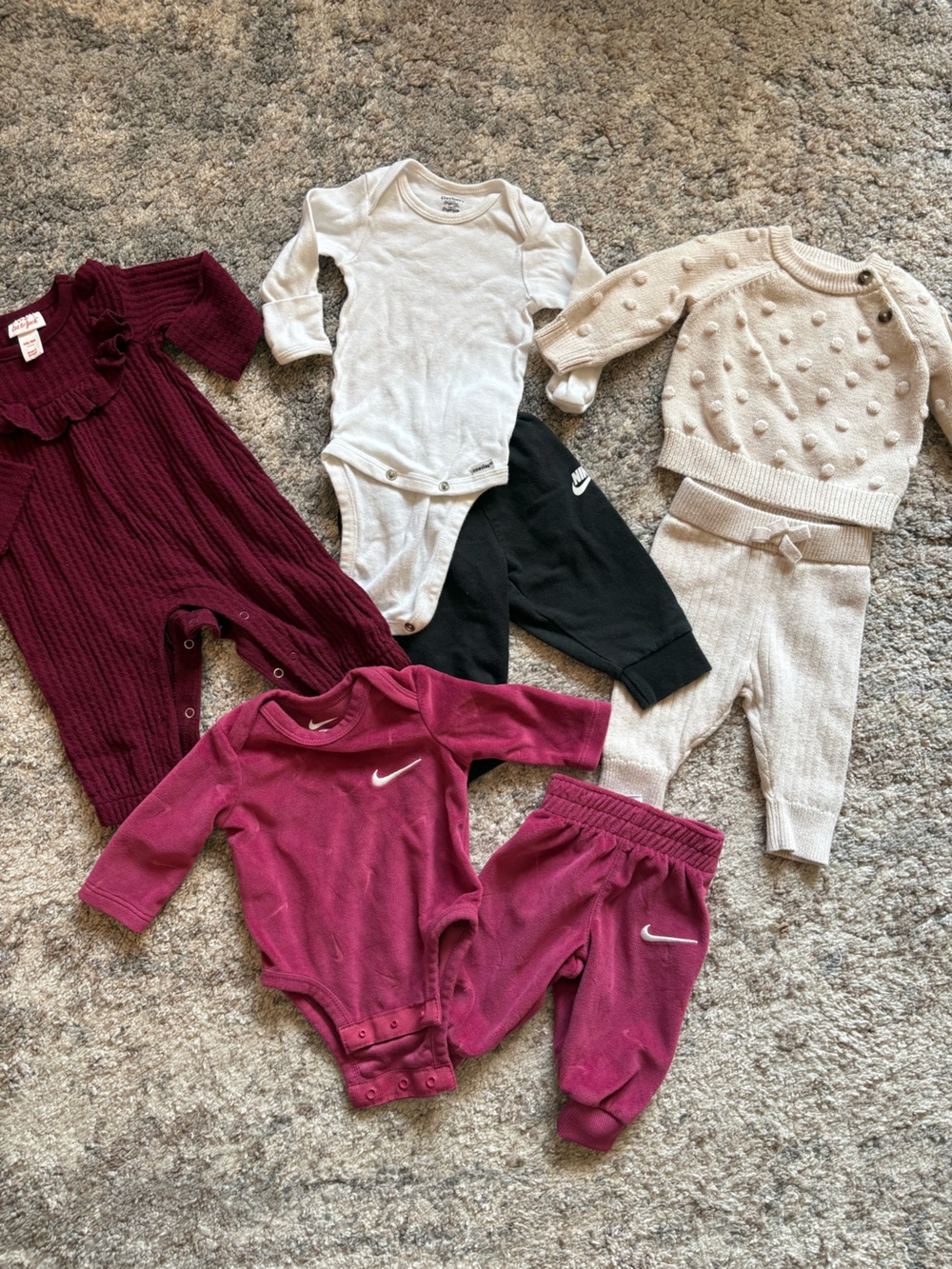 Newborn Baby Girls 7 Piece Matching Set
